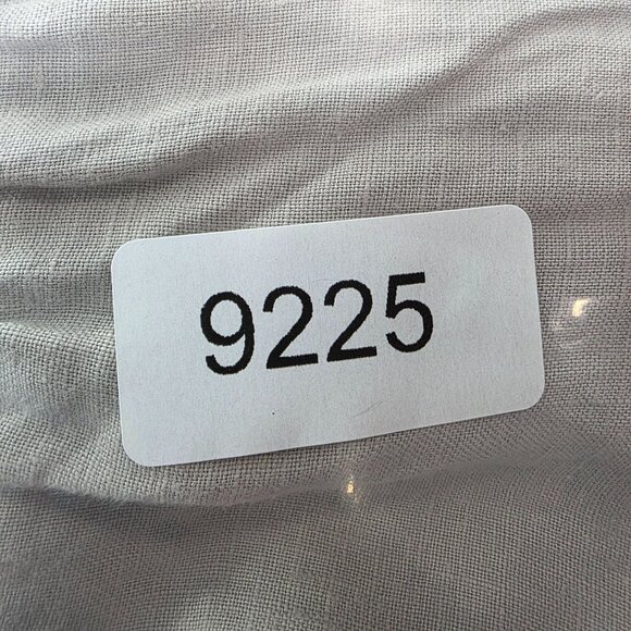 Womens Company Ellen Tracy Beige 100% Linen Pants Drawstring Elastic Hem Size M - Picture 10 of 10